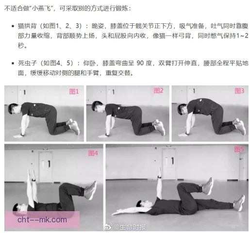 健美操腰背保护训练，动作规范核心稳定少受伤